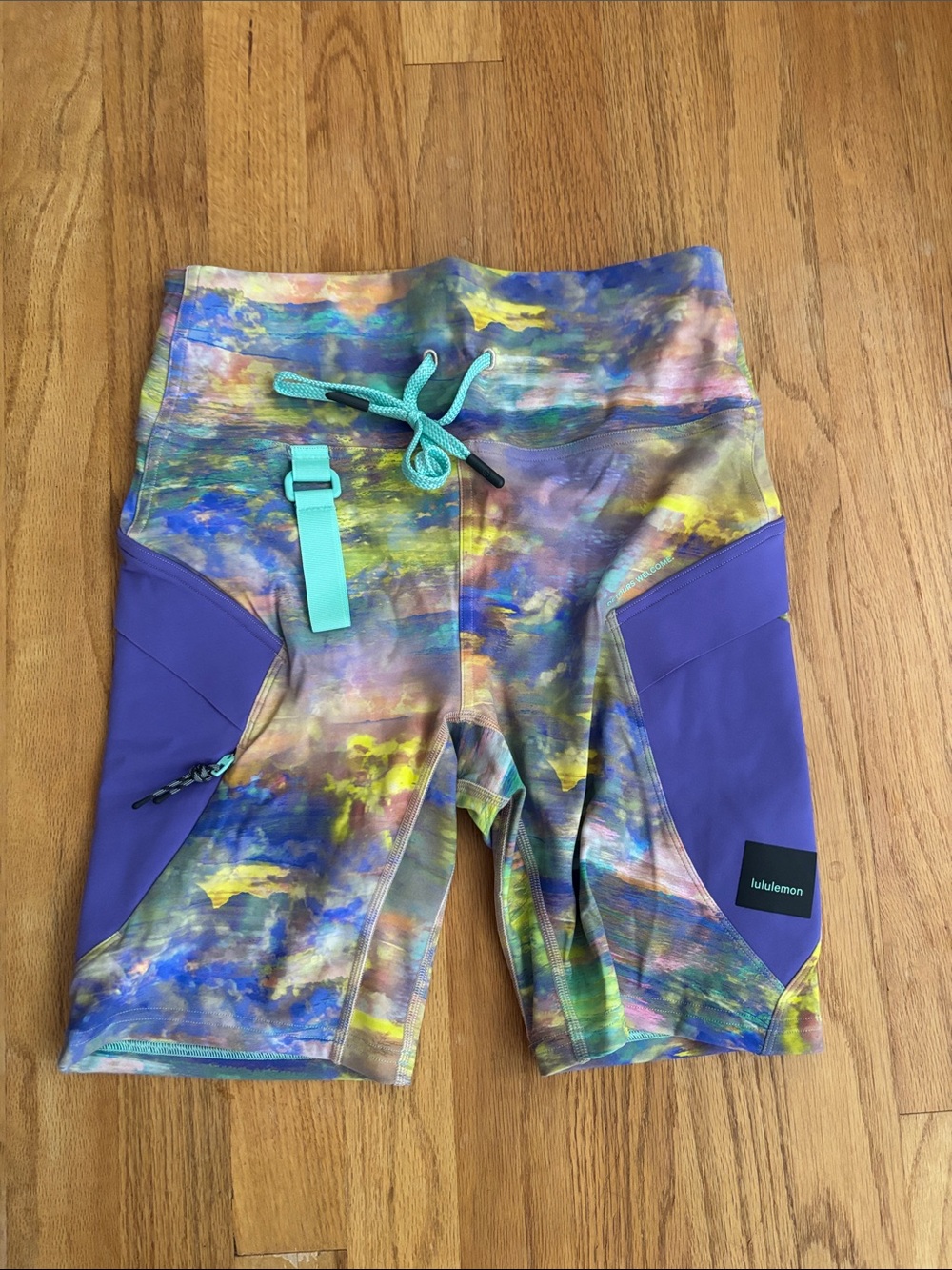 lululemon athletica Multicolor biker yoga pants or shorts